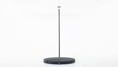 Lupit Pole Crash Mat Round Standard Svart, D 1500mm, T 12cm och 8cm