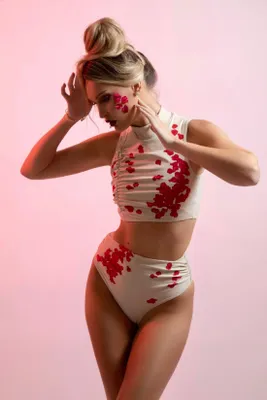 OKSA High Waisted Shorts Lure