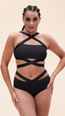 Lunalae Renee Crop Bra Recycled BLACK