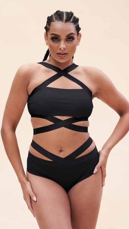 Lunalae Renee Crop Bra Recycled BLACK