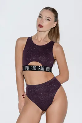 RAD Bahari glitter bottom - Prune