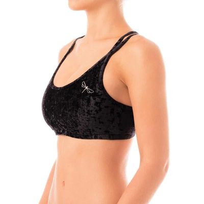 Dragonfly - Nicole Top Velvet Black
