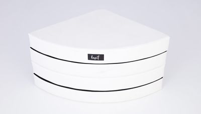 Lupit Pole Crash Mat Round Premium Vit 12cm och 8cm