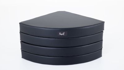 Lupit Pole Crash Mat Round Standard Svart, D 1500mm, T 12cm och 8cm
