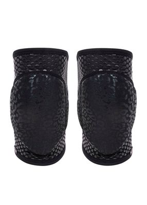 Queen PoleWear Grippy Knee Pads – WILD – Black