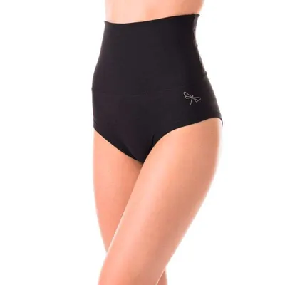 Dragonfly - High Waisted Pole Dance Shorts Betty Black