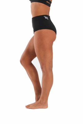 High Waisted Pole Shorts - Black