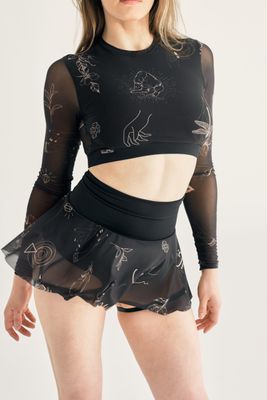 DressinUp Art Atelier - DANCE TATOO Shorts Black