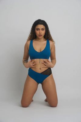 Zasha Polewear - Zoey Top Blue