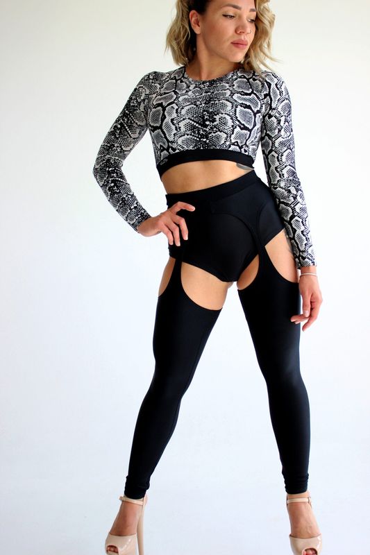 DressinUp Art Atelier - LEGGINGS INTRIGUE Black