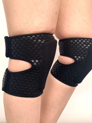Lunalae Velcro Sticky Grip Knee Pads BLACK