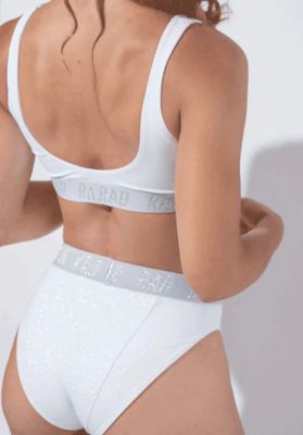 RAD Atlantida top glitter - White