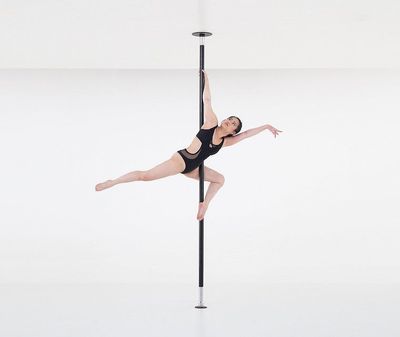 Lupit Pole Classic G2 - Quick Lock - Powder Coated Black 45mm