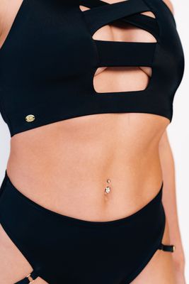 SWAY Betty Pole Top Svart