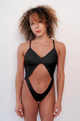 SWAY Naomi Pole Dance Bodysuit Black