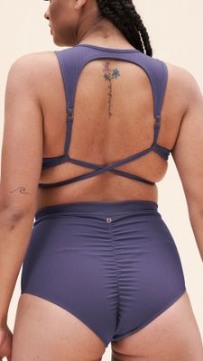 Lunalae HW Basic Short Ribbed Twilight