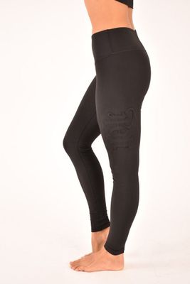 Embossed Leggings - Black