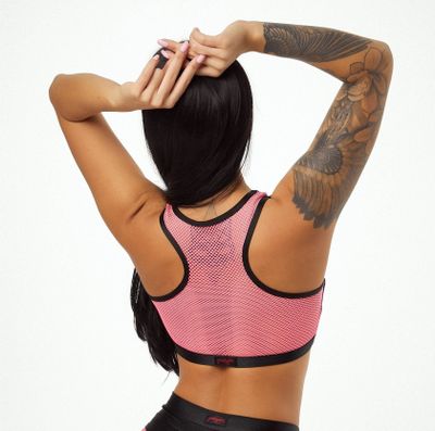Polerina Wear - Top Polerina - Black and Pink
