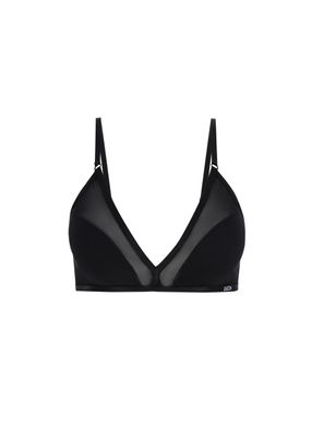 Queen Polewear Adjustable Top with Mesh – GLORY – Black