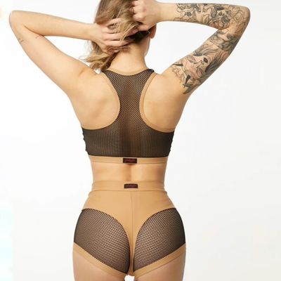 Polerina Top - Black and Beige
