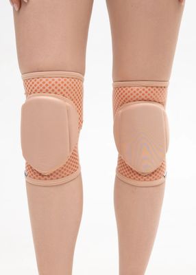 Queen PoleWear Grippy Knee Pads – NUDE – Latte