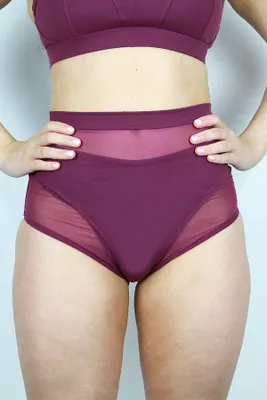 Rarr Designs - Maddox Super High Waist Short PLUM
