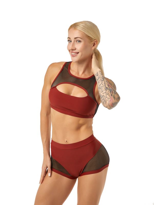Polerina Wear - Top Polerina - Maroon