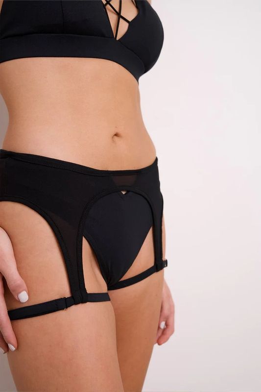 Lunalae Cora Low Waist Bottom Recycled BLACK