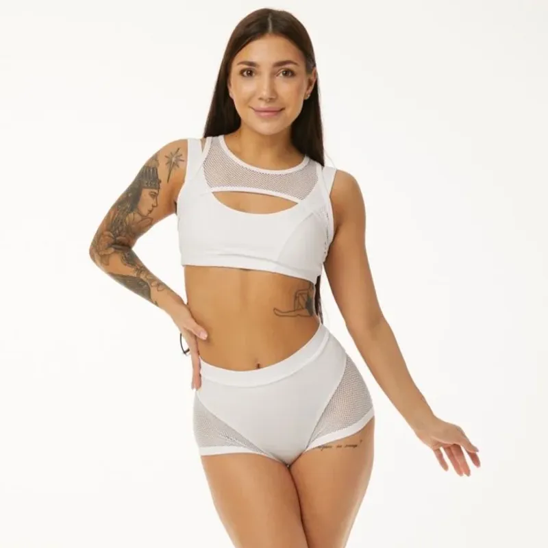 Polerina Wear - Top Polerina - White