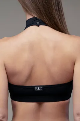 RAD Polewear - Eve Choker Top Black