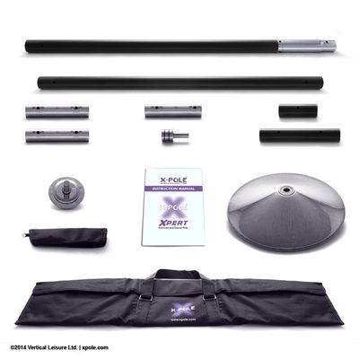 X-POLE XPERT (NXN) Powder Coated (PD) Svart/Black 45 & 40mm