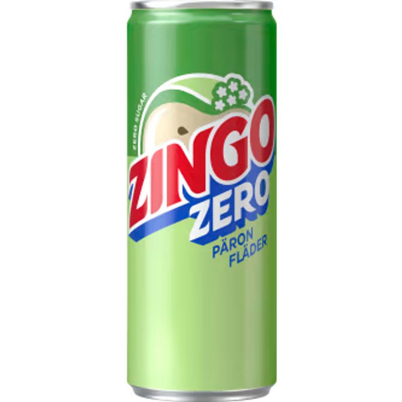 Zingo Päron Fläder Zero 20 X 33 CL