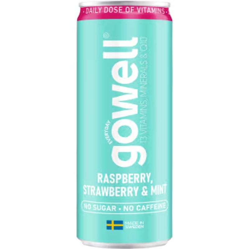 Gowell Jordgubb/ Hallon/ Mynta 24 X 330 ML