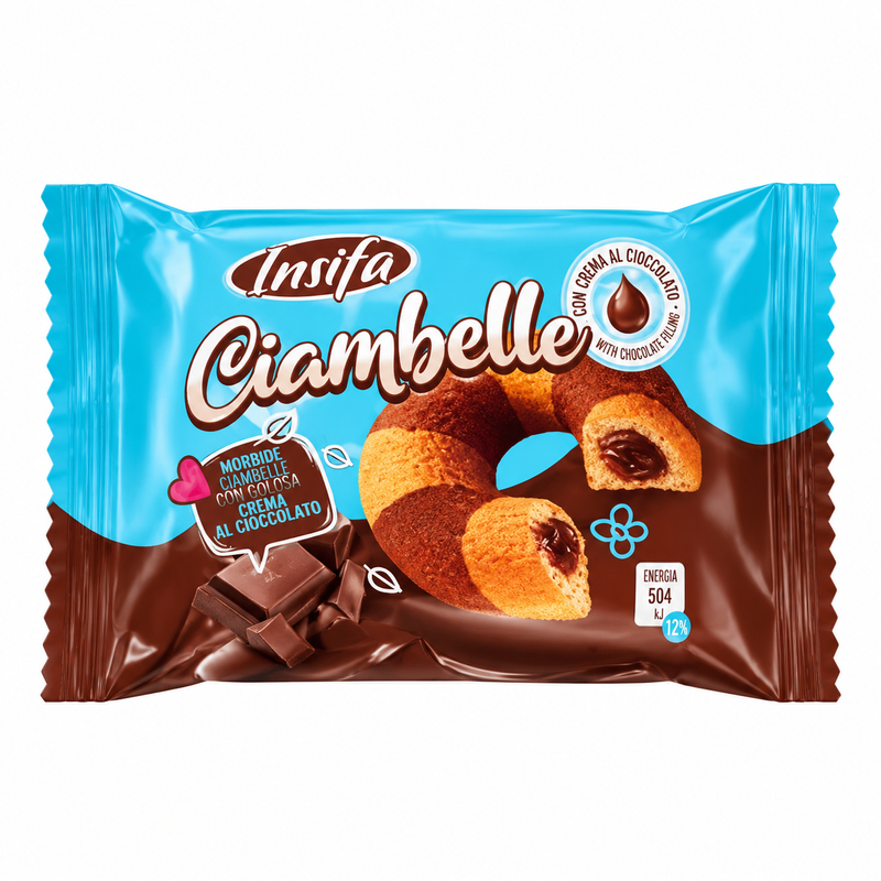 Insifa Ciambelle With Chocolate 24 X 40 G