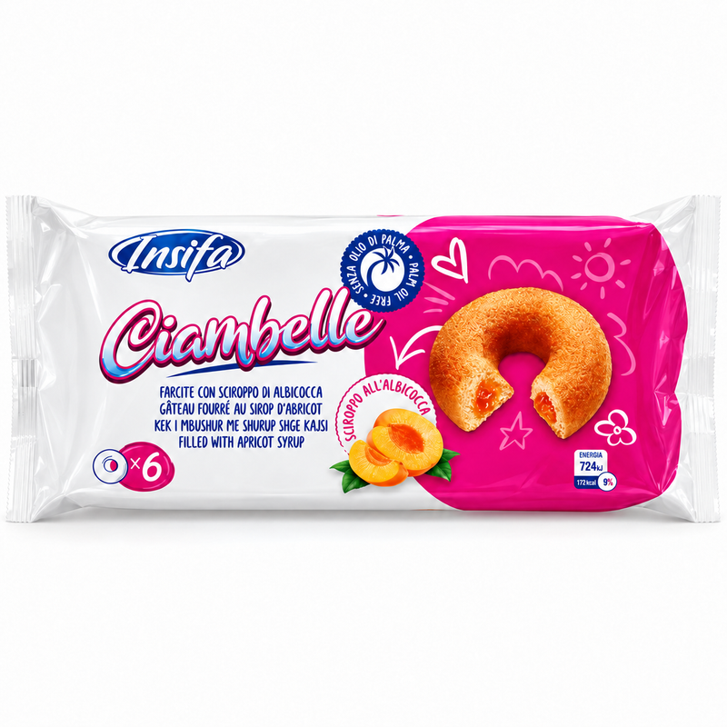 Insifa Ciambelle Apricot 12 X 240 G