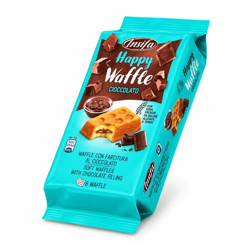 Insifa Happy Waffle Chocolate 12 X 270 G