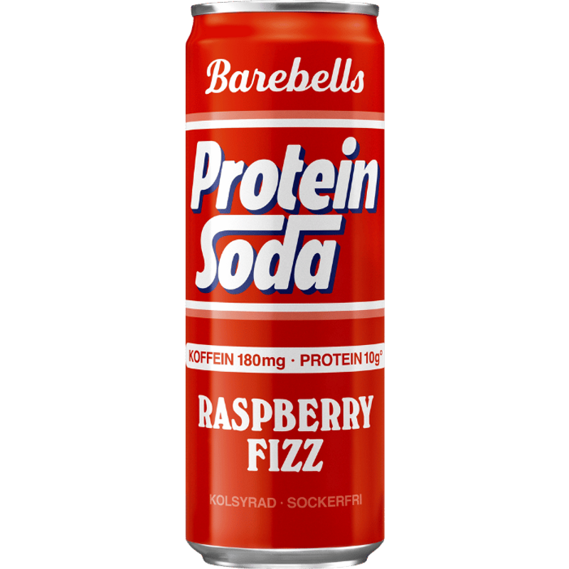 Barebells Protein Soda Raspberry 12 X 35,5 CL