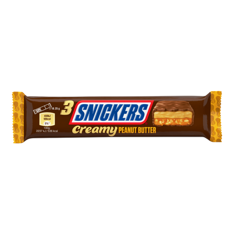 Snickers Creamy Peanut Butter 32 X 54,75 G