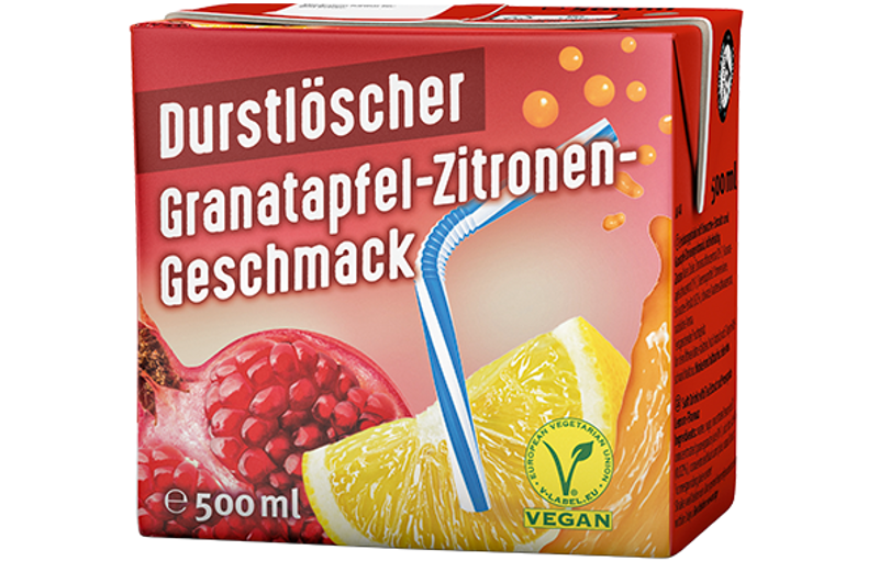 Durstlöscher Granat & Citron 12 × 0,5 L