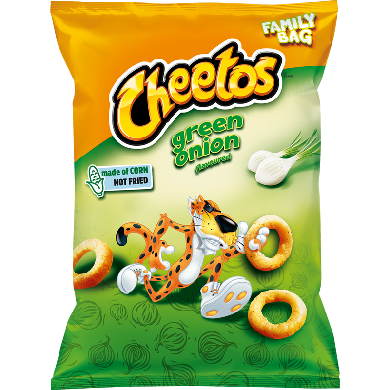CHEETOS GREEN ONION CHIPS 14 X 130G