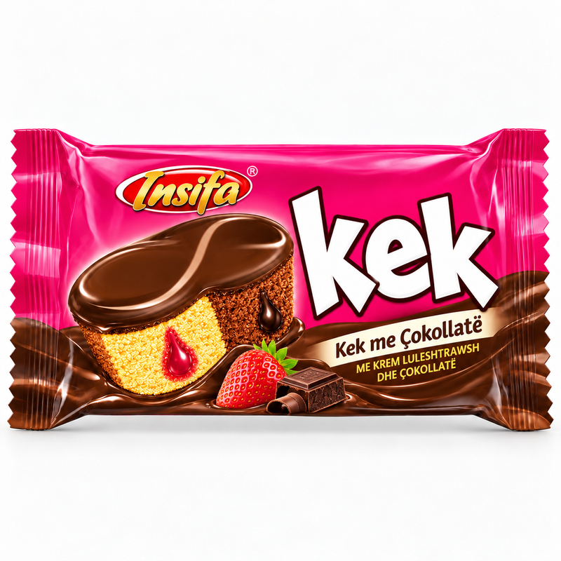 Insifa 8 Cake Cover Strawberry 24 X 45 G