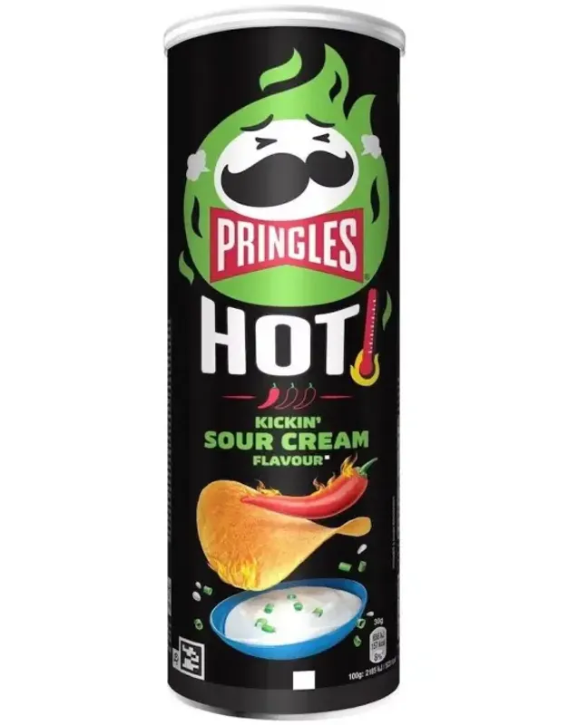 Pringles HOT Kickin Sour Cream 19 X 160 G