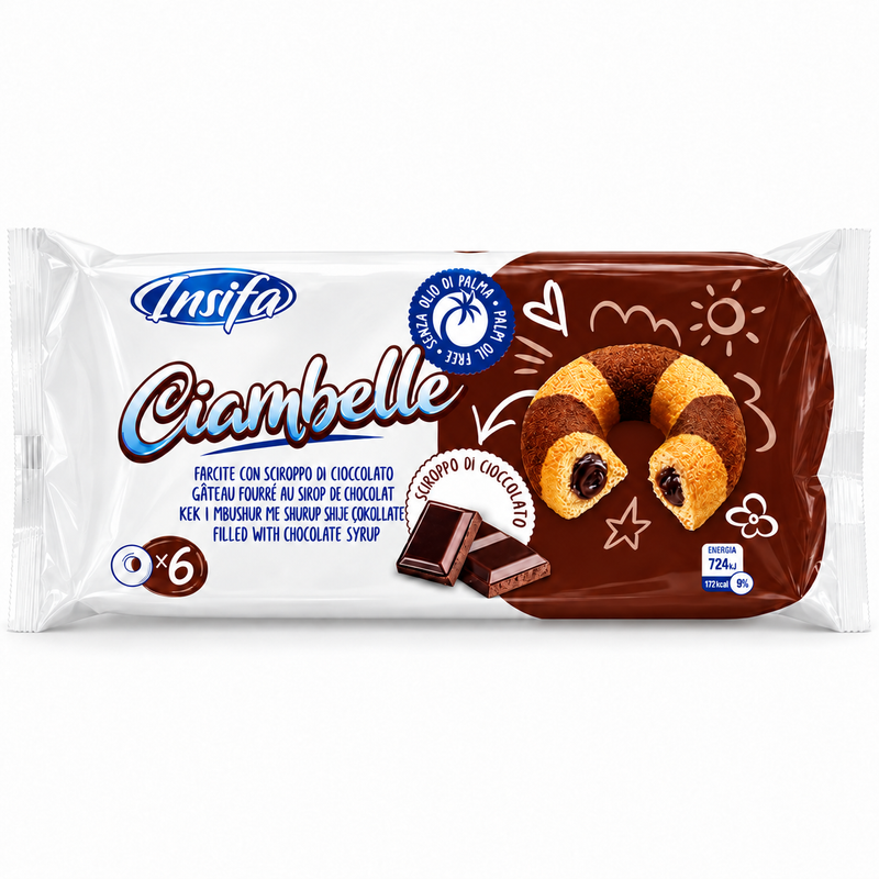 Insifa Ciambelle Chocolate 12 X 240 G