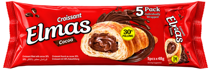 Elmas Chocolate Croissant 5P 6 X 240 G