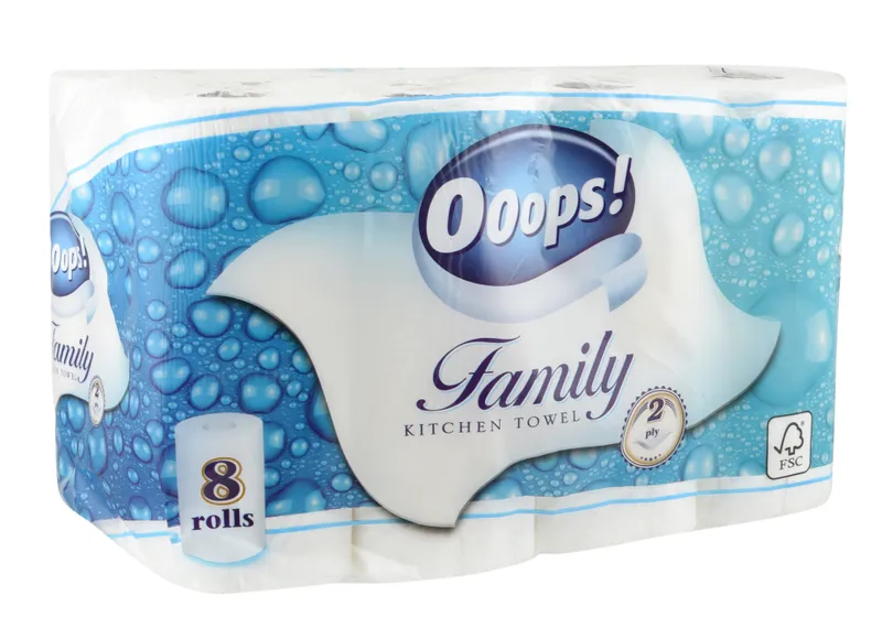 Ooops! Hushållspapper 8 X 8-pack