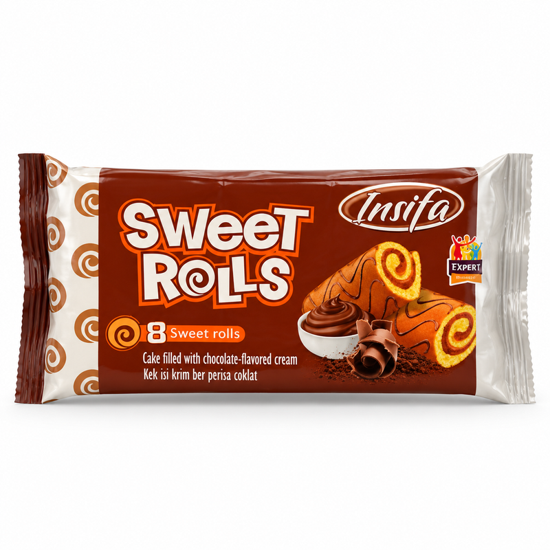 Insifa Chocolate Sweet Roll 12 X 280 G