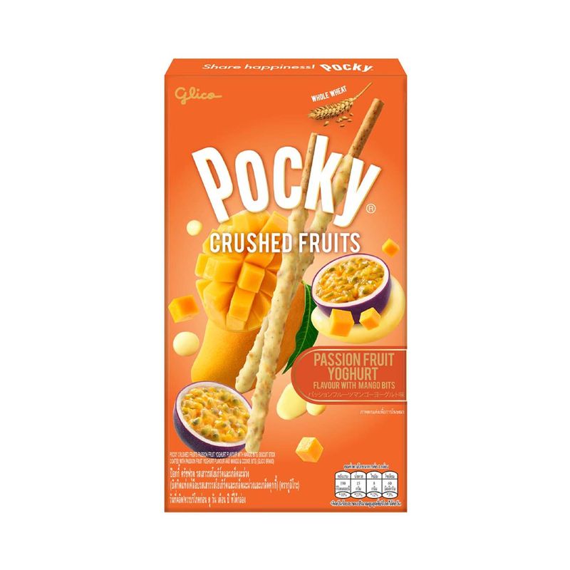 Pocky Crush Passion Fruit & Mango Yoghurt 10 x 38g