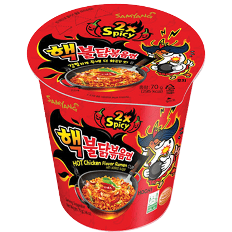 Samyang Buldak 2X Spicy Cup 6 X 80 G