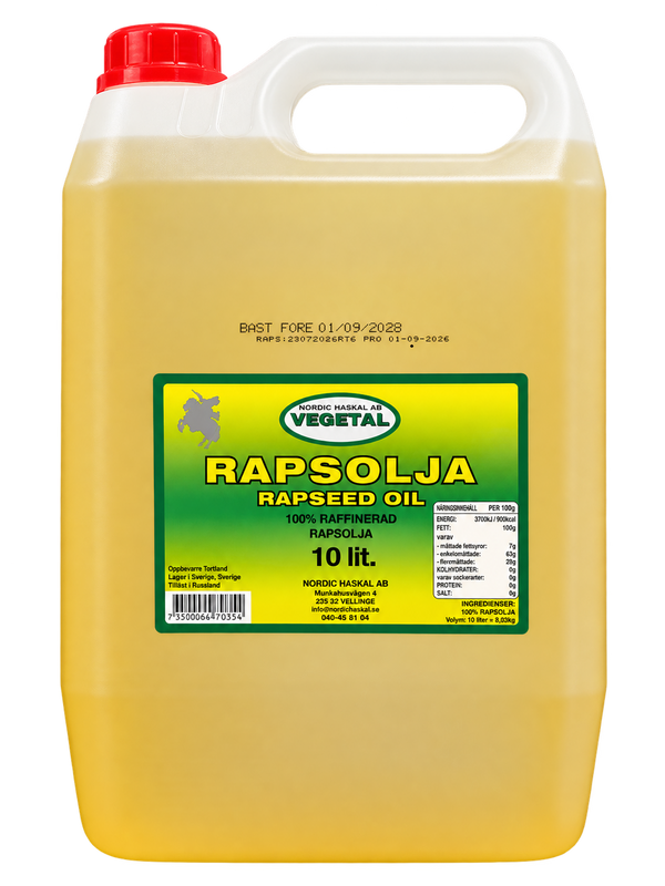 Vegetal Rapsolja 10 L