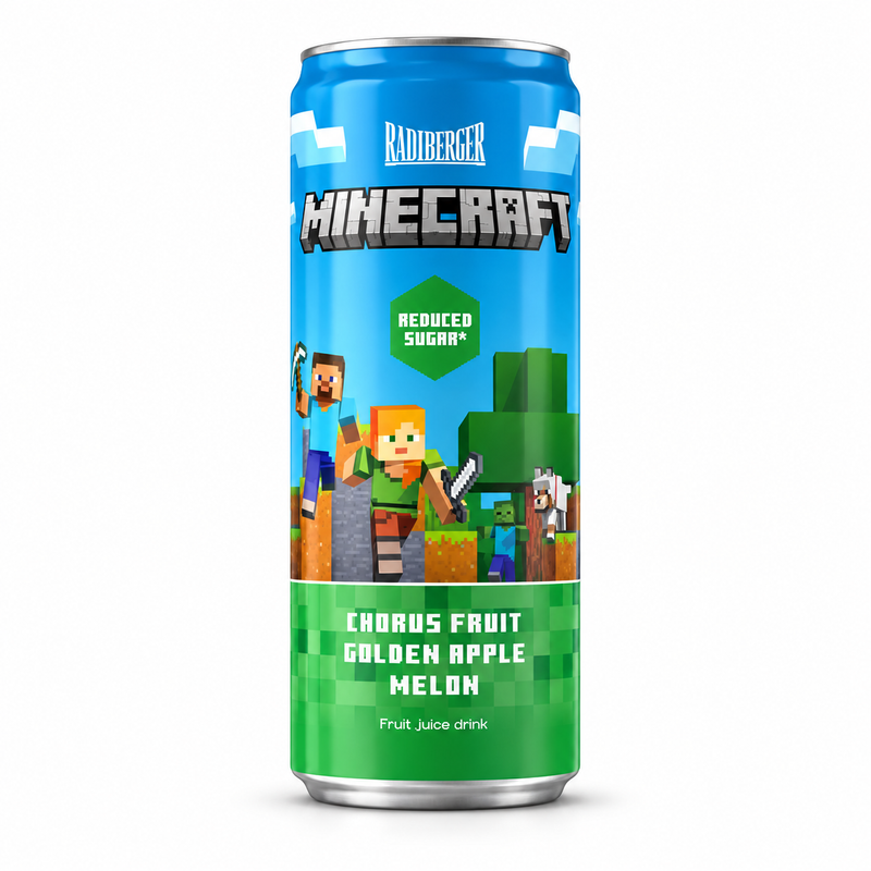 Minecraft Fruit Drink 24 X 33 CL